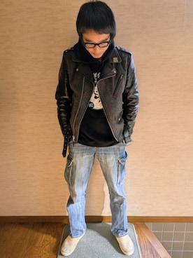 「アイテム（CD）」を使った、マッティンさん（メンズ・171cm）の秋コーディネート