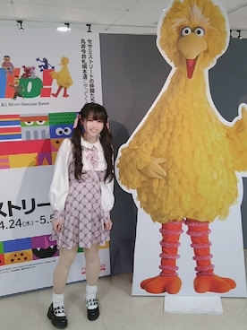 「Ank Rouge（アンクルージュ）のアイテム」を使った、むりちゃんさん（レディース・155cm）の春コーディネート