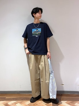 りょーやさん（メンズ・180cm）の春コーディネート