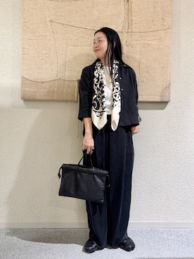 「アイテム（雑貨/ホビー）」を使った、クボさん（レディース・161cm）の春コーディネート