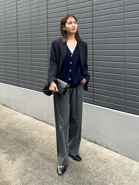 「アイテム（化粧下地）」を使った、kocoaさん（レディース・160cm）の冬コーディネート