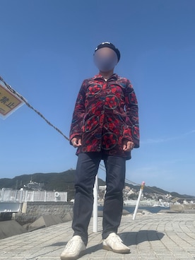 「アイテム（シューズ）」を使った、パパンさん（メンズ・160cm・50代）の春コーディネート