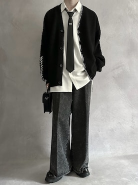 「アイテム（ブレスレット）」を使った、cobaさん（メンズ・173cm）の秋コーディネート