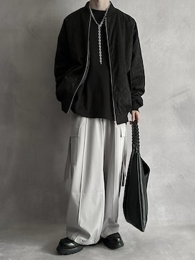 「アイテム（Tシャツ/カットソー）」を使った、cobaさん（メンズ・173cm）の秋コーディネート