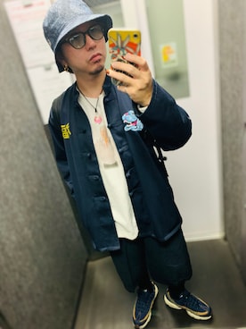 「Dickies（ディッキーズ）のアイテム（ジャケット/アウター）」を使った、tbkさん（メンズ・162cm）の春コーディネート