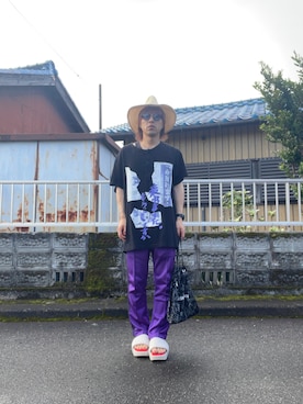 「アイテム（バッグ）」を使った、mottsuさん（メンズ・169cm）の秋コーディネート