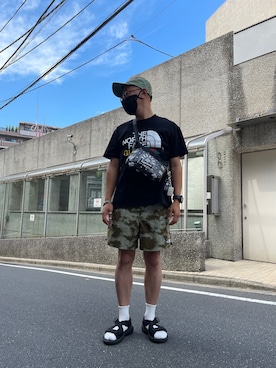 「Teva（テバ）のアイテム」を使った、Ryota Kozakiさん（メンズ・165cm・30代）の夏コーディネート