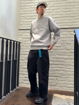 「アイテム（トップス）」を使った、NAKAHARAさん（メンズ・190cm）の冬コーディネート