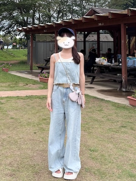 「アイテム（PC・スマホグッズ/家電）」を使った、miyu Ӧさん（レディース・149cm）の秋コーディネート