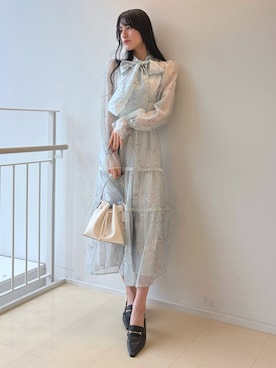 「アイテム（インナーウェア/肌着）」を使った、ayamoさん（レディース・165cm）の冬コーディネート