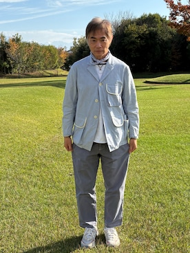 「アイテム（チノパンツ）」を使った、KK1805さん（メンズ・167cm・60代）の秋コーディネート