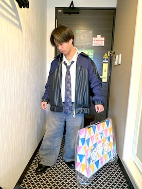 「アイテム（シャツ/ブラウス）」を使った、兎けんたさん（メンズ・148cm）の秋コーディネート