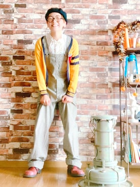 「アイテム（カーディガン/ボレロ）」を使った、ずんちゃ🌞さん（レディース・163cm・50代）の秋コーディネート