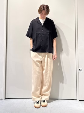 「CIAOPANIC TYPY（チャオパニックティピー）のアイテム（トップス）」を使った、かとしょーさん（メンズ・180cm）の春コーディネート