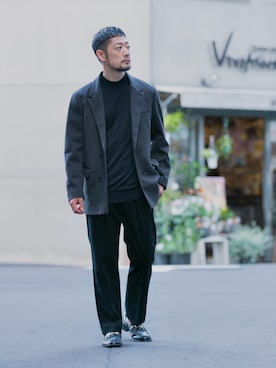 「アイテム（パンツ）」を使った、maatttssuさん（メンズ・173cm）の秋コーディネート