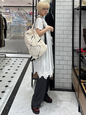 「アイテム（ワンピース/ドレス）」を使った、Marikaさん（レディース・153cm・30代）の春コーディネート