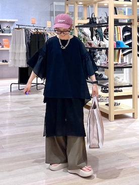 「アイテム（キーホルダー）」を使った、miiisanさん（レディース・150cm）の春コーディネート