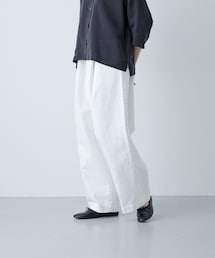 かぐれ | ホワイトデニムワイドパンツ(その他パンツ)