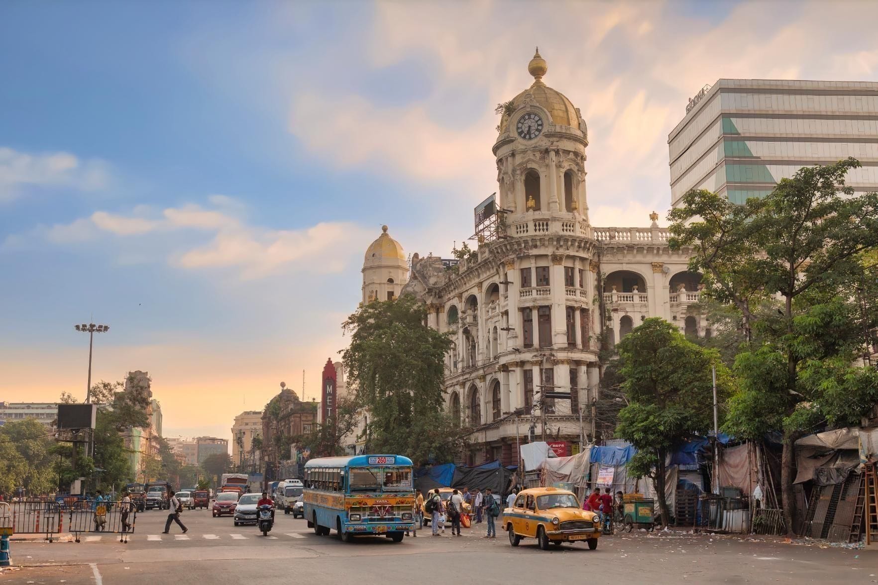 Street view of Kolkata