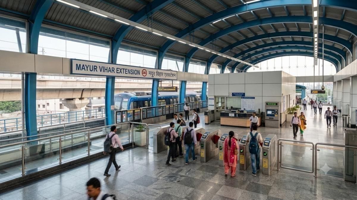 Mayur Vihar Extension Metro Station