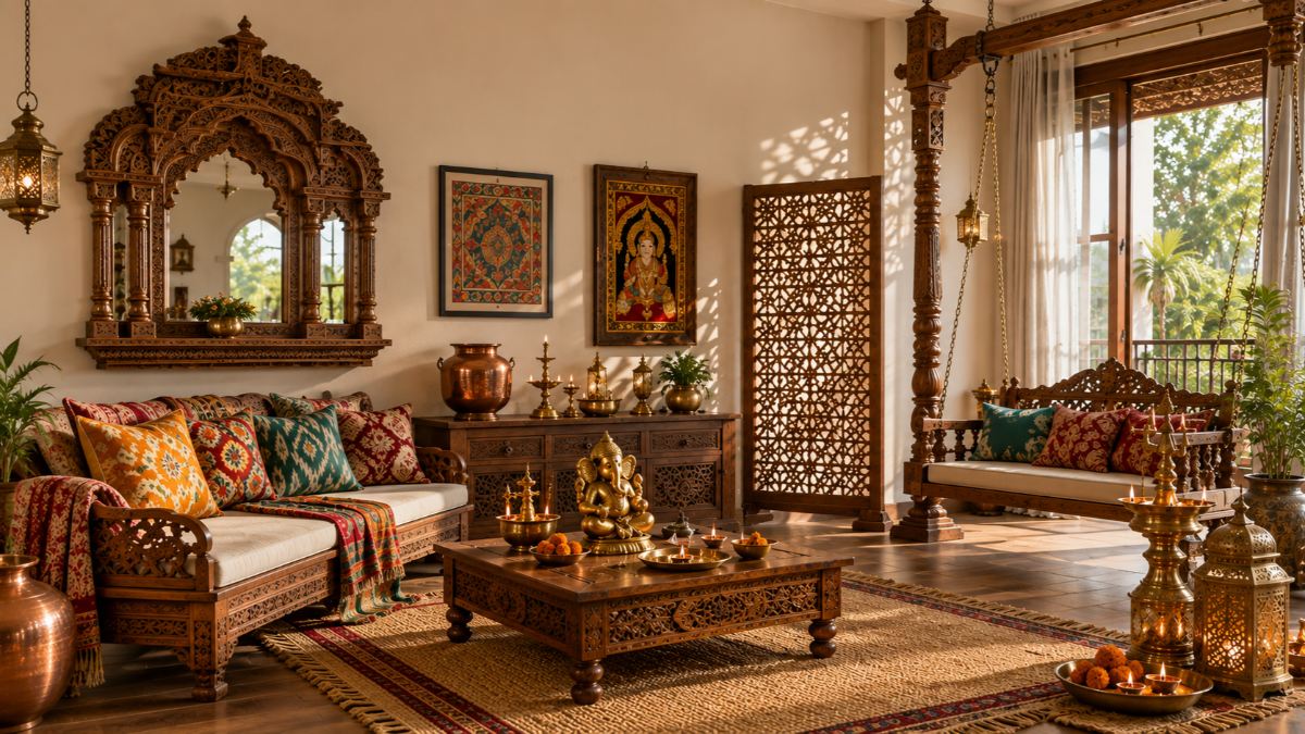 From Jharokhas to Jhulas: 10 Home Decor Ideas that Bring Royal Grandeur to Your Home