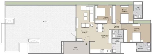 Vandemataram Rameshwar Penthouse 2211 undefined floor plan