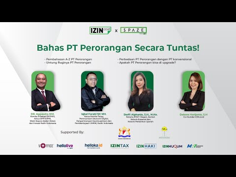 BAHAS PT PERORANGAN SECARA TUNTAS! | IZINTALKS