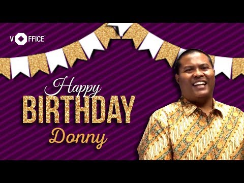 Birthday Celebration at vOffice- Donny S. Danaatmadja
