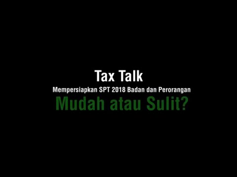 Seminar Pajak: Tax Talk: Mempersiapkan Laporan SPT 2018 - vOffice x HTC x IZIN.co.id