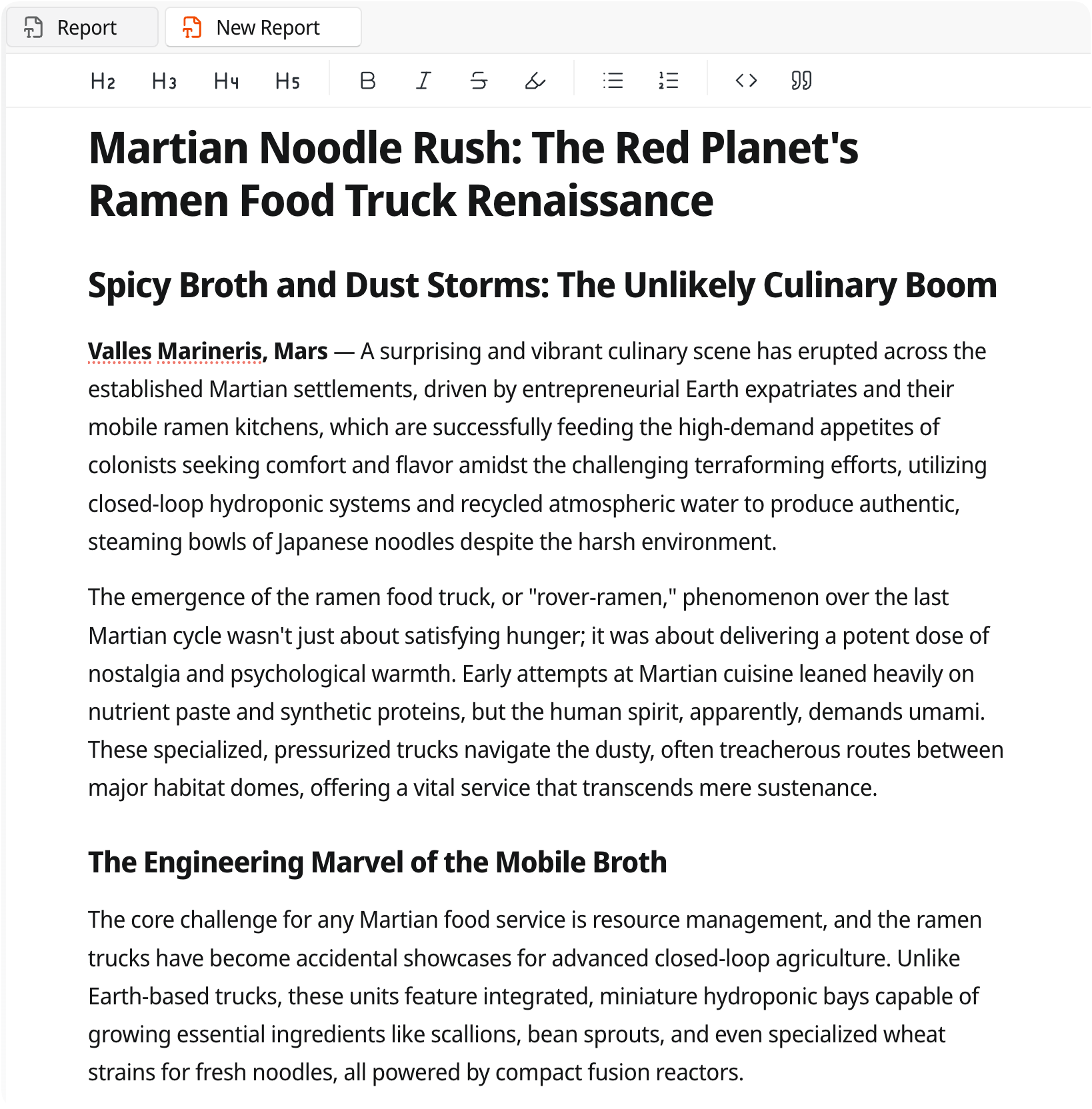 Familiar Document Interface