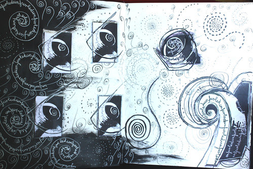'Unfurled' Sketchbook Challenge. by stitchworks-jackie