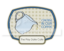 Cream in our Coffee at The Play Date Cafe