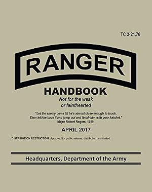 Book cover Waterproof Ranger Handbook: Training Circular TC 3-21.76 (Side Spiral Field Pocket Size)