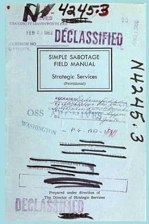 Book cover Simple Sabotage Field Manual