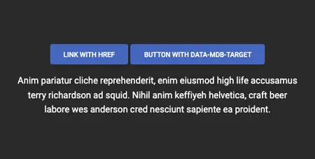 MDB 5 - Bootstrap 5 & Material Design Collapse Component