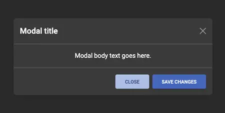 MDB 5 - Bootstrap 5 & Material Design Modal Component