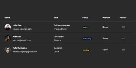 MDB 5 - Bootstrap 5 & Material Design Tables Component