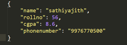 Output_usingjsondump