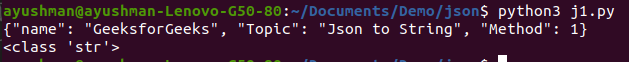 jsonToString