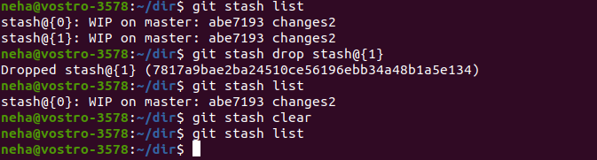 Git Stash Clear
