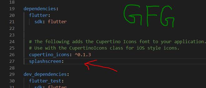 splash in flutter