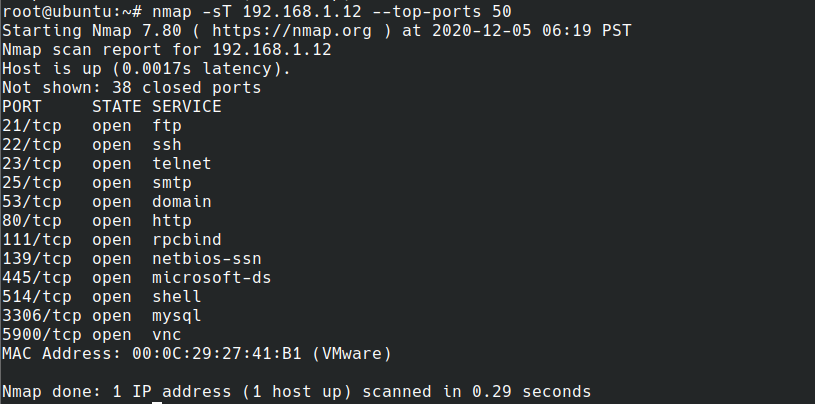 nmap tcp scan 