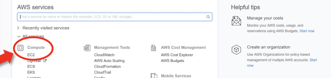AWS Console 