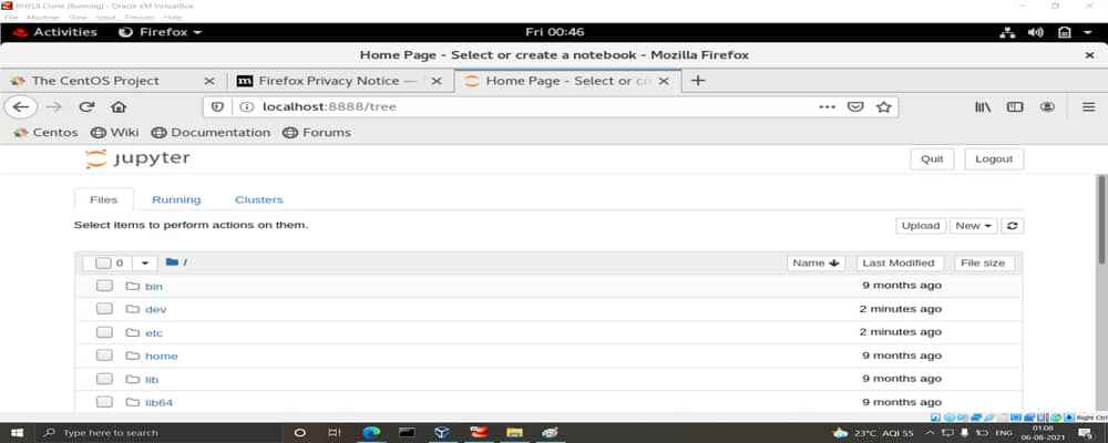 Running GUI Jupyter Notebook