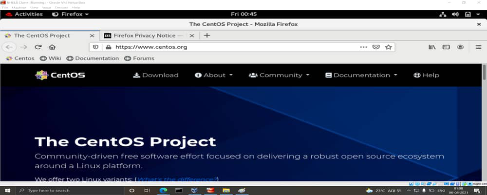 Successful Launch of GUI Firefox from Container
