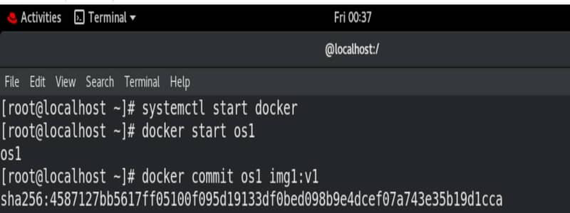 creating custom docker image