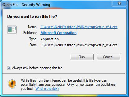 security warning