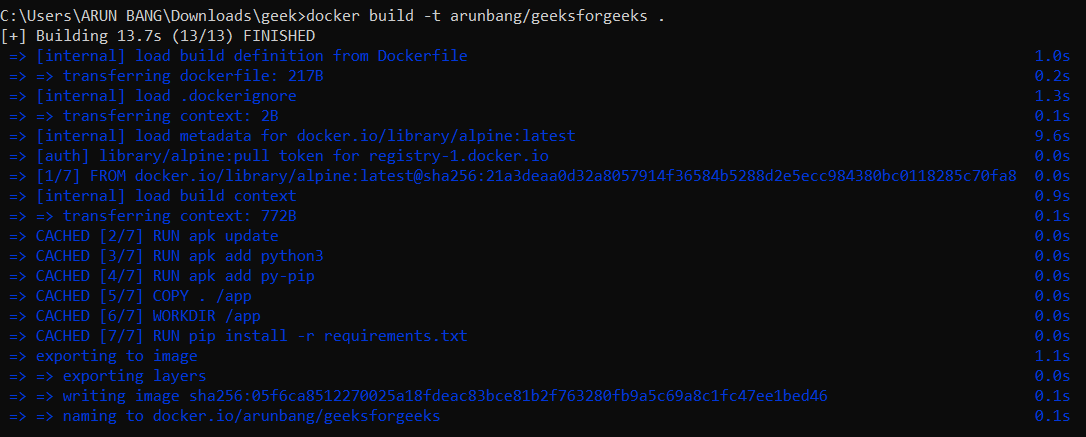 Building Docker Image