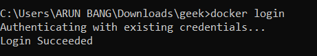Docker Login