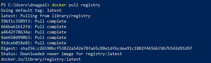 Pull registry 
